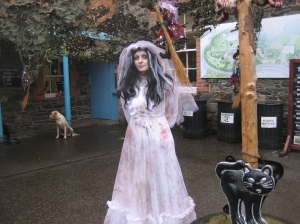 The Cemetery Bride. (I don’t want to spoil it for anyone but it is really Rachel Hart, Events Manager)